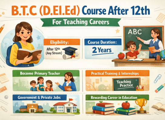 : B.T.C (D.El.Ed.) Course After 12th | Eligibility, Fees & Career Scope