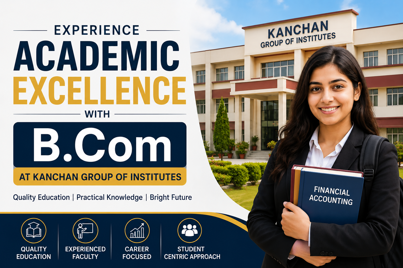 Experience Academic Excellence with B.Com at Kanchan Group of Institutes