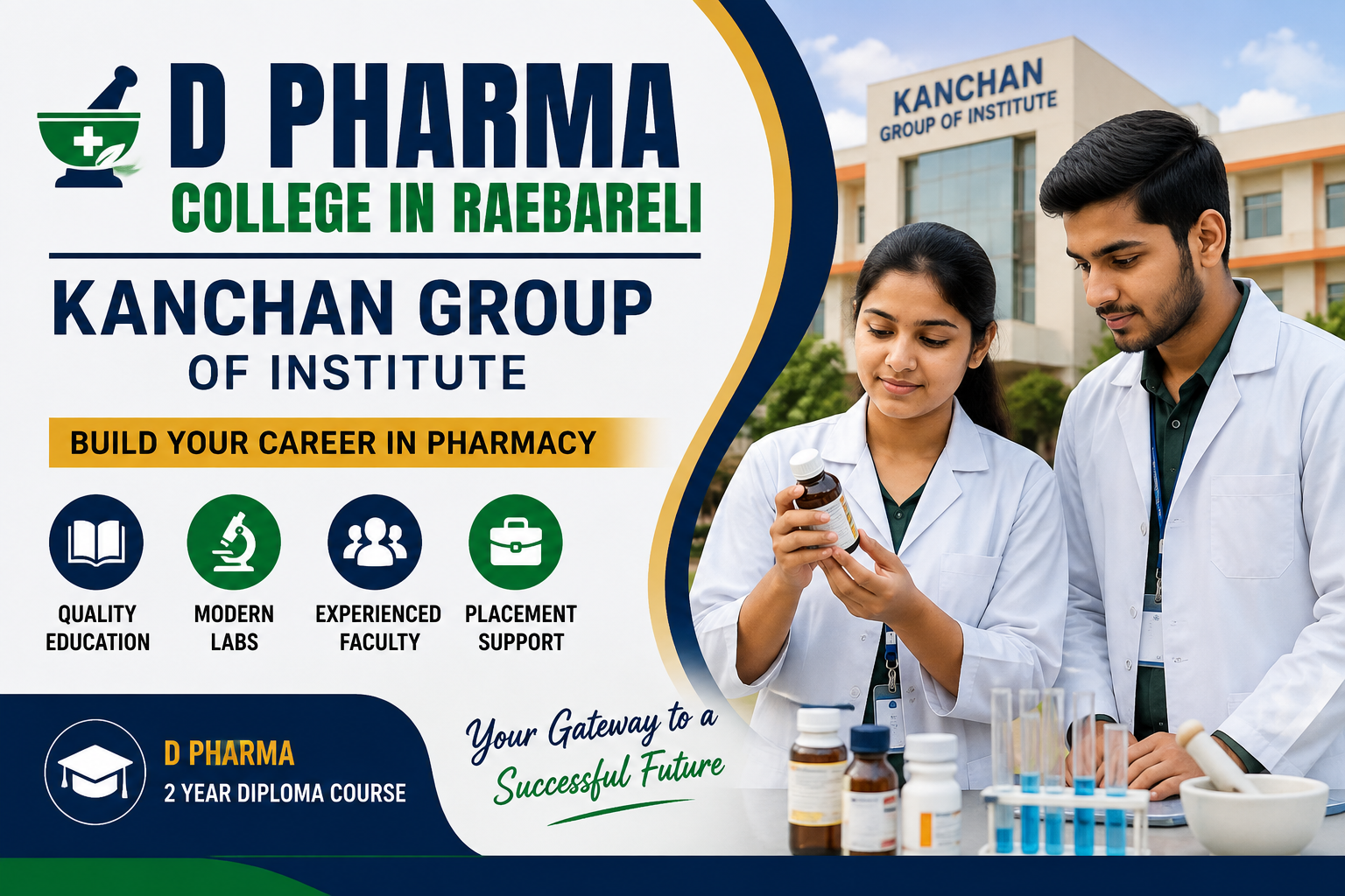 D Pharma College in Raebareli | Kanchan Group of Institute