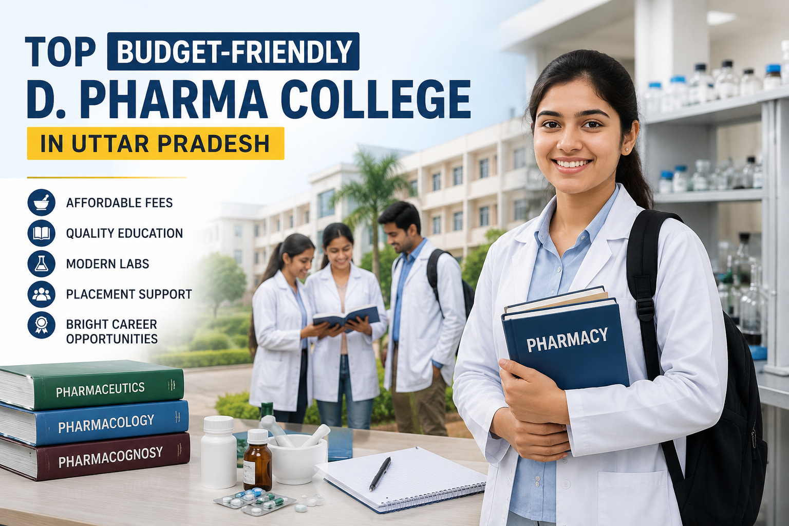 Top Budget-Friendly D. Pharma College in Uttar Pradesh | Kanchan Group of Institutes
