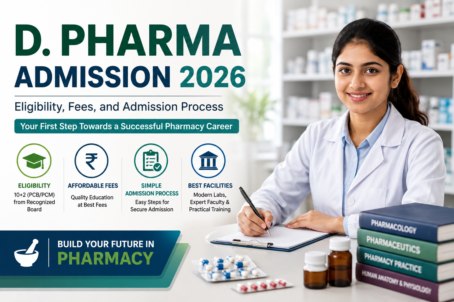D. Pharma Admission 2026: Eligibility, Fees, and Admission Process | Kanchan Group of Institutes